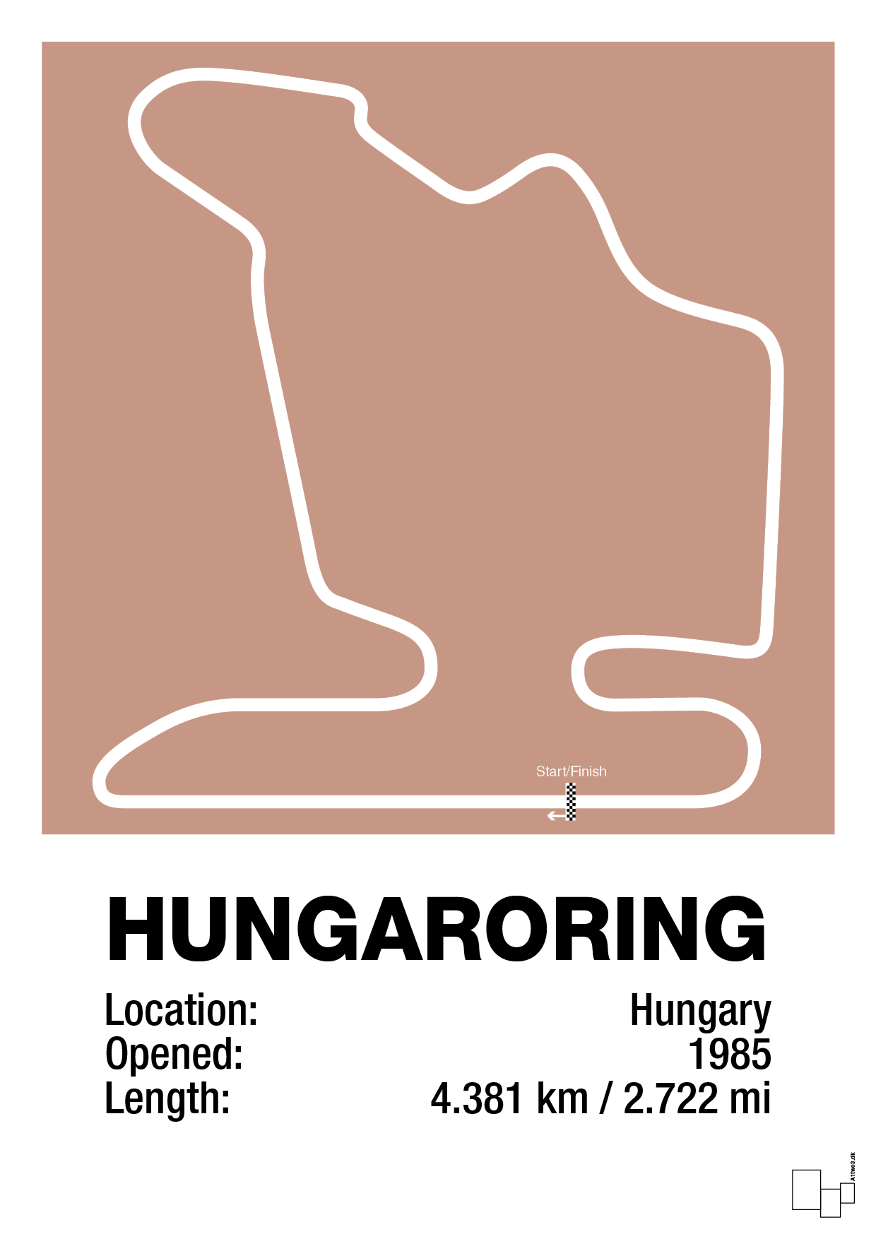 plakat: hungaroring - powder-Formel 1-A1two3