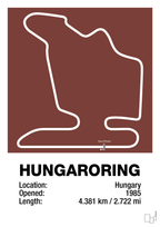 plakat: hungaroring - red pepper-Formel 1-A1two3