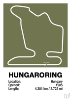 plakat: hungaroring - secret meadow-Formel 1-A1two3