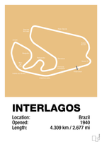 plakat: interlagos circuit - charismatic-Formel 1-A1two3