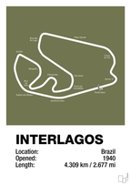 plakat: interlagos circuit - secret meadow-Formel 1-A1two3