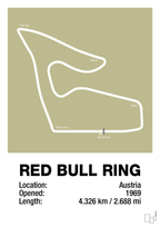 plakat: red bull ring - back to nature-Formel 1-A1two3