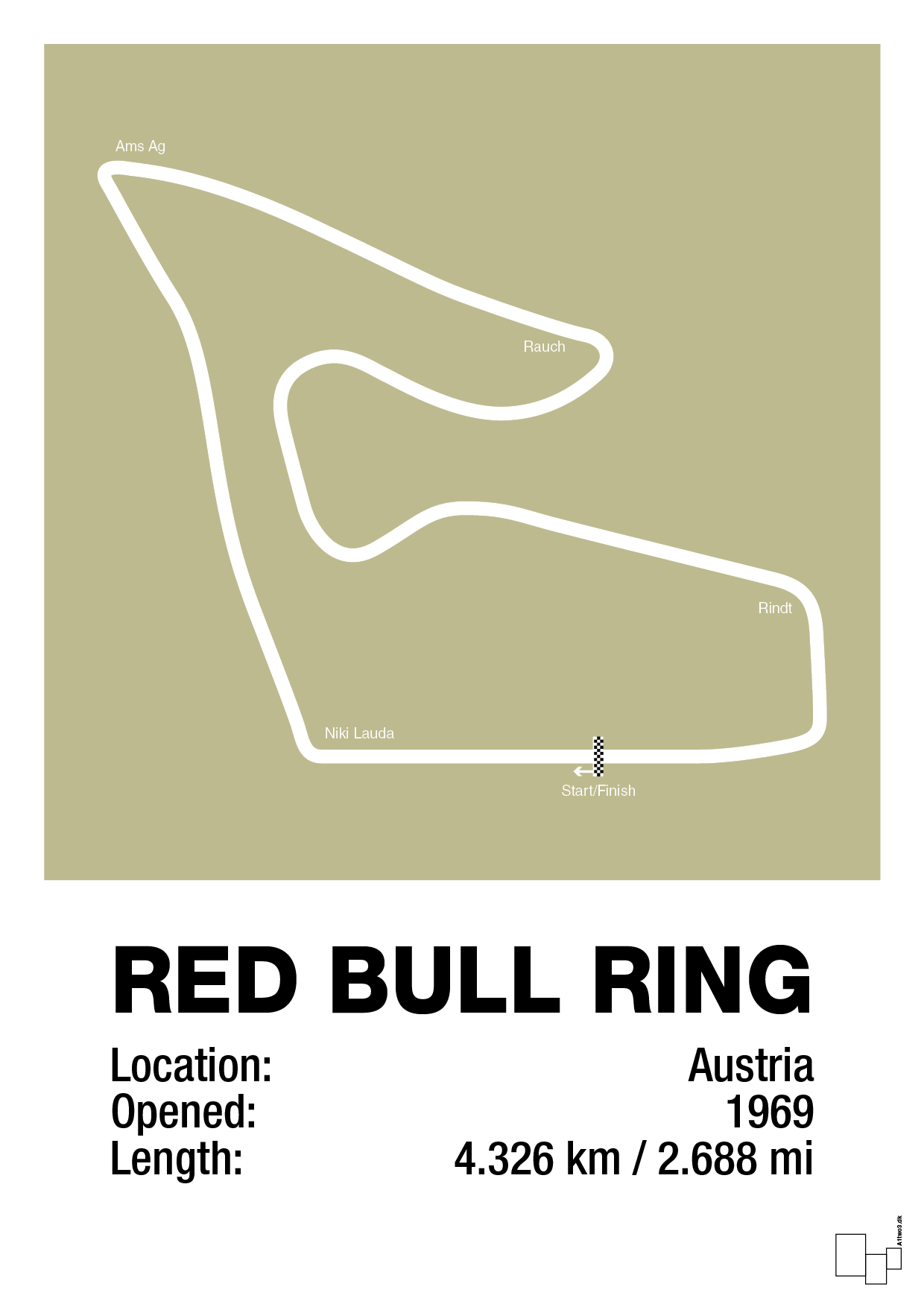 plakat: red bull ring - back to nature-Formel 1-A1two3