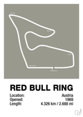 plakat: red bull ring - battleship gray-Formel 1-A1two3