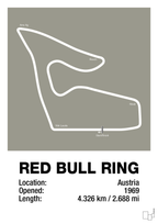 plakat: red bull ring - battleship gray-Formel 1-A1two3