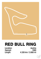plakat: red bull ring - charismatic-Formel 1-A1two3