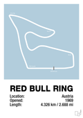 plakat: red bull ring - heavenly blue-Formel 1-A1two3