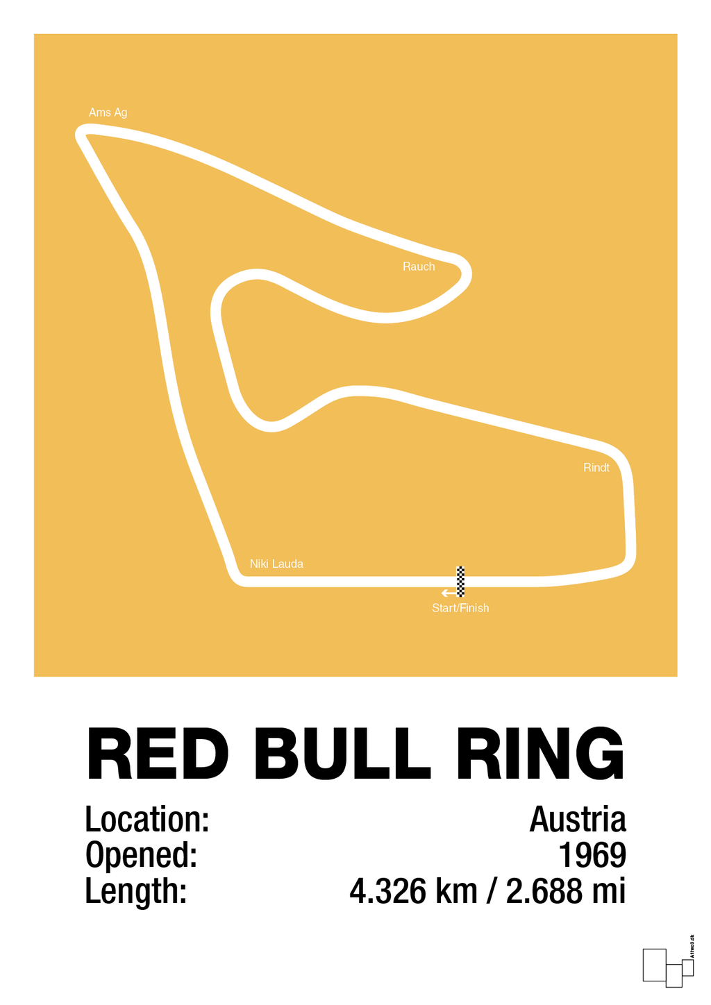 plakat: red bull ring - honeycomb-Formel 1-A1two3