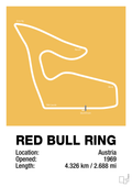 plakat: red bull ring - honeycomb-Formel 1-A1two3