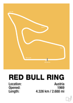 plakat: red bull ring - honeycomb-Formel 1-A1two3