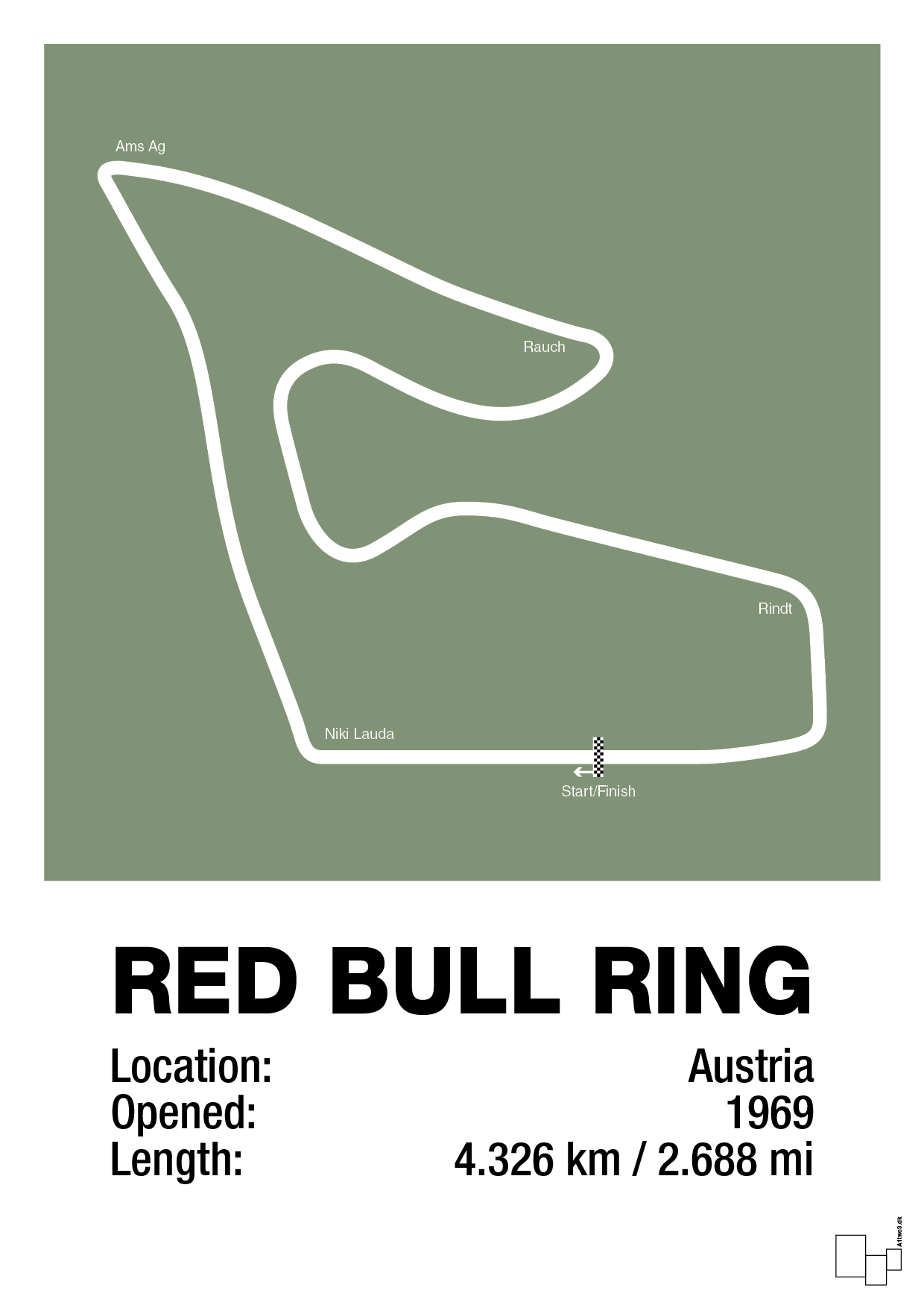 plakat: red bull ring - jade-Formel 1-A1two3