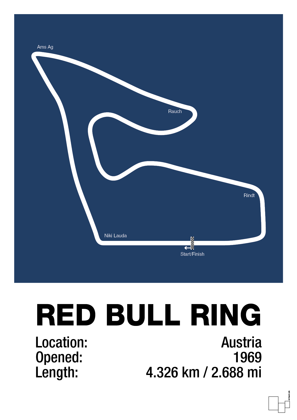 plakat: red bull ring - lapis blue-Formel 1-A1two3