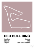 plakat: red bull ring - light rose-Formel 1-A1two3