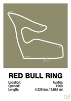 plakat: red bull ring - misty forrest-Formel 1-A1two3