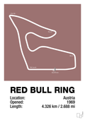 plakat: red bull ring - plum-Formel 1-A1two3