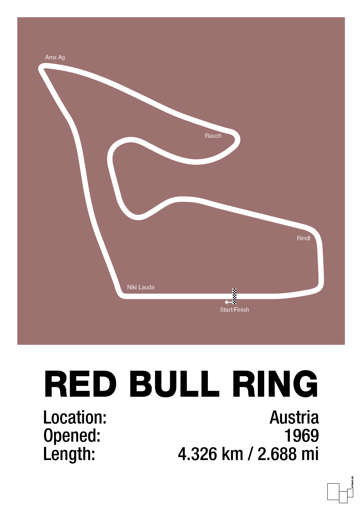 plakat: red bull ring - plum-Formel 1-A1two3
