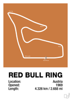 plakat: red bull ring - rumba orange-Formel 1-A1two3