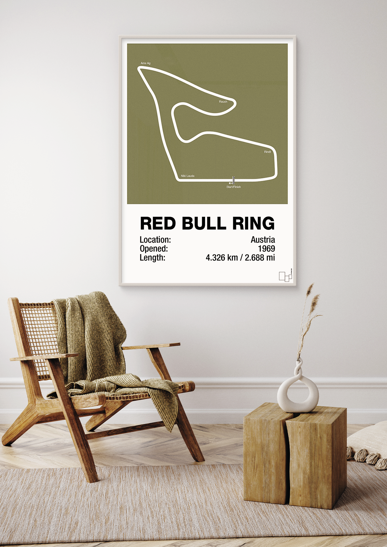 plakat: red bull ring - dark brown-Formel 1-A1two3