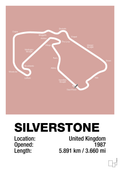 plakat: silverstone circuit - bubble shell-Formel 1-A1two3