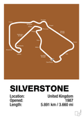 plakat: silverstone circuit - cognac-Formel 1-A1two3