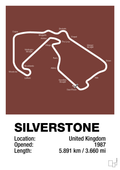 plakat: silverstone circuit - red pepper-Formel 1-A1two3