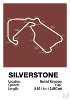 plakat: silverstone circuit - red pepper-Formel 1-A1two3