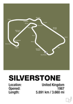 plakat: silverstone circuit - secret meadow-Formel 1-A1two3