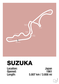 plakat: suzuka circuit - bubble shell