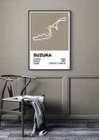 plakat: suzuka circuit - charismatic-Formel 1-A1two3