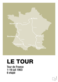 plakat: tour de france - back to nature