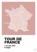 plakat: tour de france - bubble shell-Cykling-A1two3