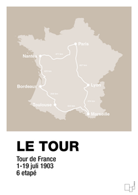 plakat: tour de france - creamy mushroom