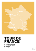 plakat: tour de france - honeycomb-Cykling-A1two3