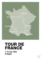 plakat: tour de france - jade-Cykling-A1two3
