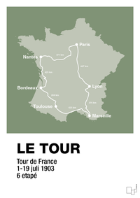 plakat: tour de france - jade