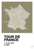 plakat: tour de france - misty forrest-Cykling-A1two3