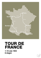 plakat: tour de france - misty forrest-Cykling-A1two3