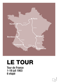 plakat: tour de france - plum
