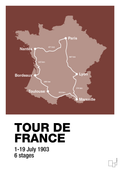 plakat: tour de france - red pepper-Cykling-A1two3