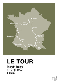 plakat: tour de france - secret meadow