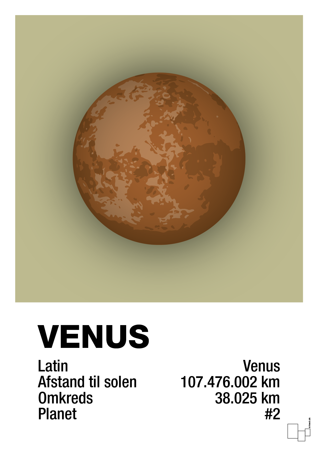 plakat: venus - back to nature-Universet-A1two3