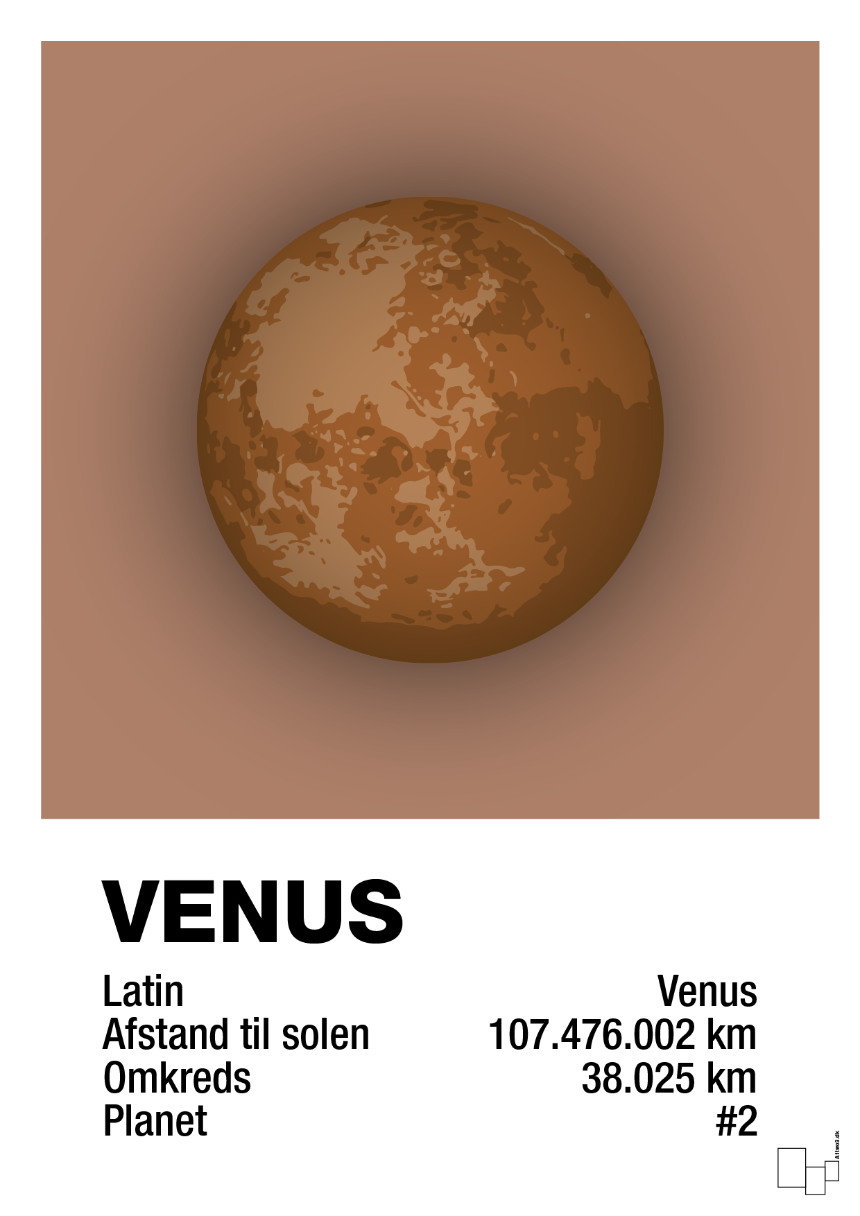 plakat: venus - cider spice-Universet-A1two3