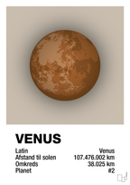 plakat: venus - creamy mushroom-Universet-A1two3