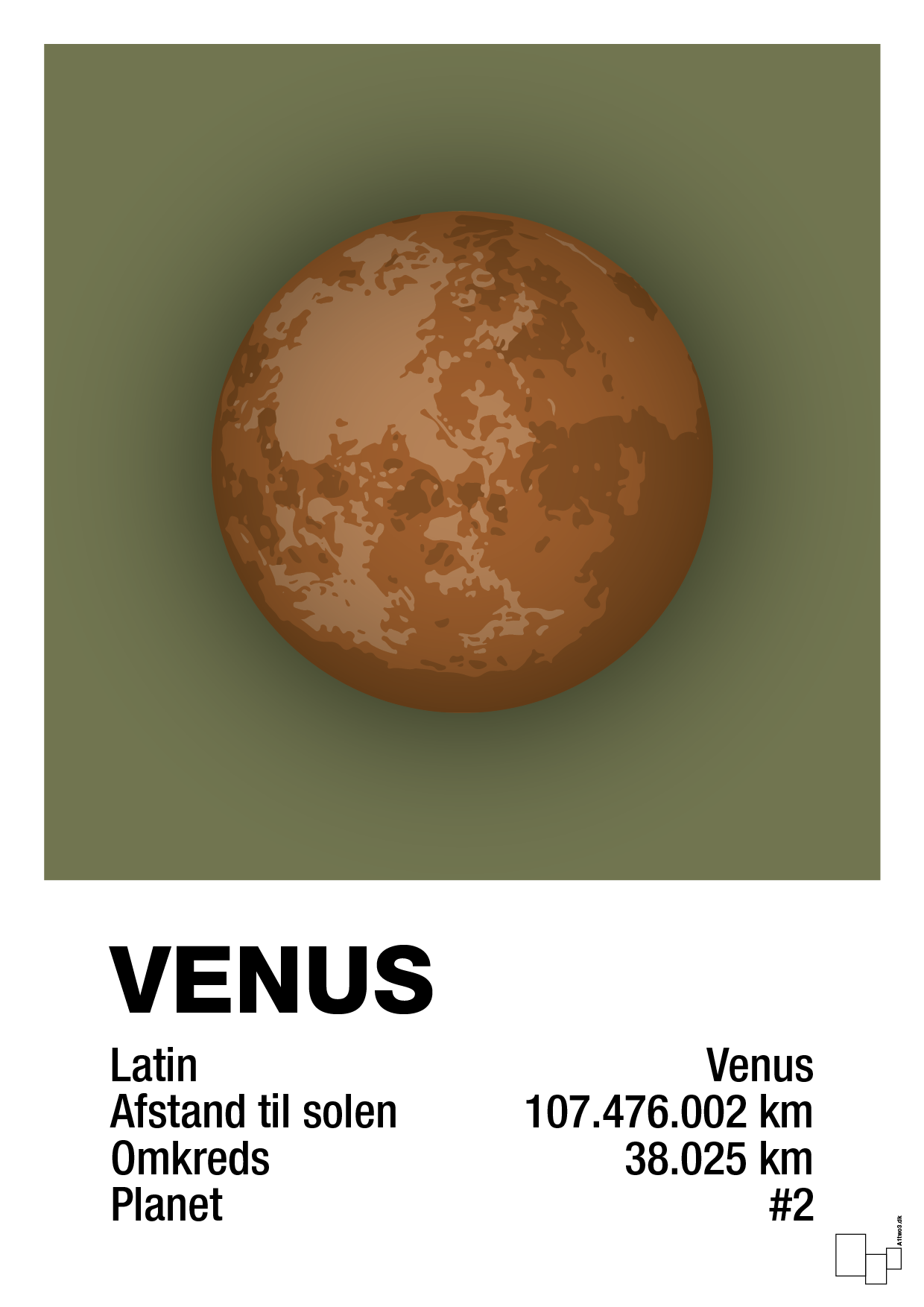 plakat: venus - secret meadow-Universet-A1two3