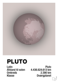 plakat: pluto - broken beige-Universet-A1two3