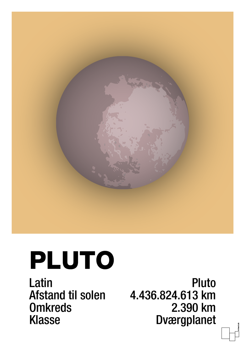 plakat: pluto - charismatic-Universet-A1two3
