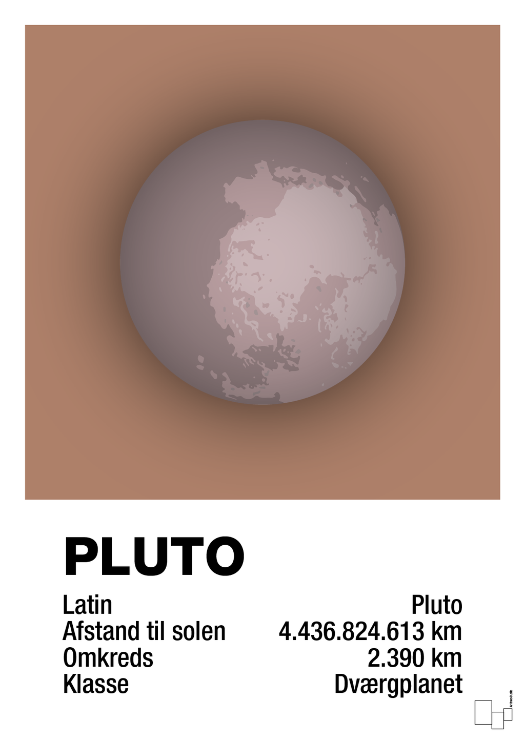 plakat: pluto - cider spice-Universet-A1two3