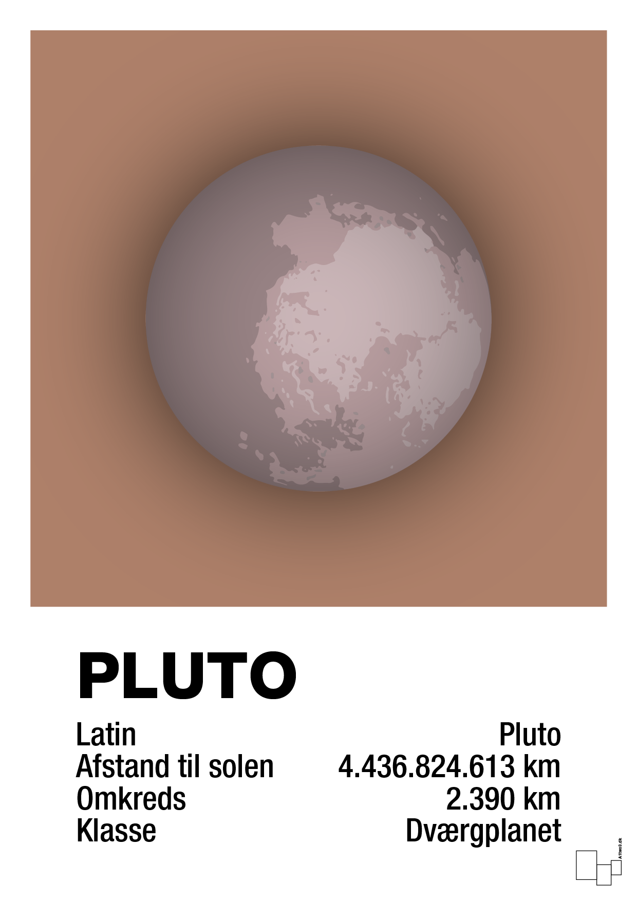 plakat: pluto - cider spice-Universet-A1two3