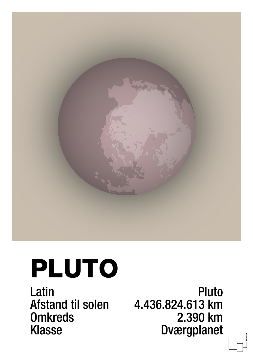 plakat: pluto - creamy mushroom-Universet-A1two3