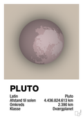 plakat: pluto - creamy mushroom-Universet-A1two3